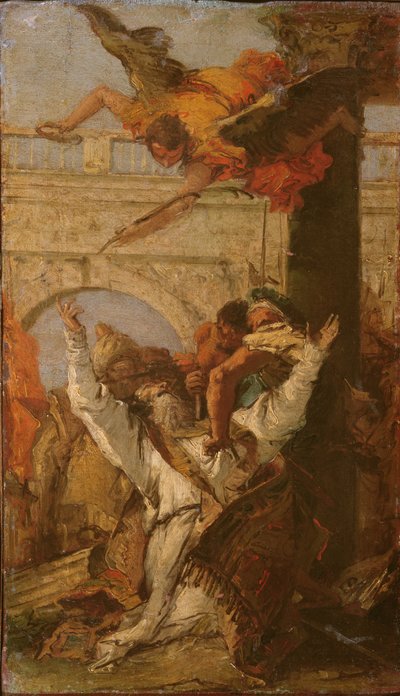 Martelaarschap van St. Johannes, Bisschop van Bergamo door Giovanni Battista Tiepolo